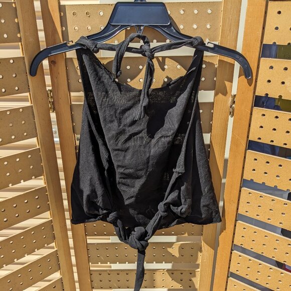 Nashville Nights Tie Halter Top OS - Picture 3 of 3